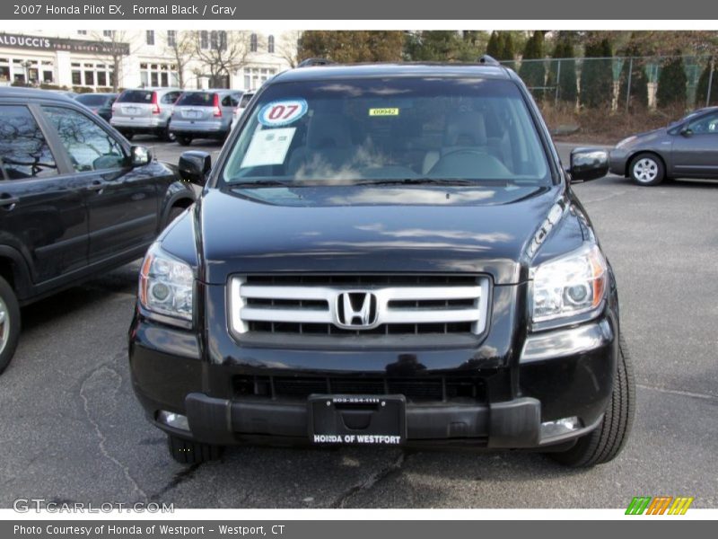 Formal Black / Gray 2007 Honda Pilot EX