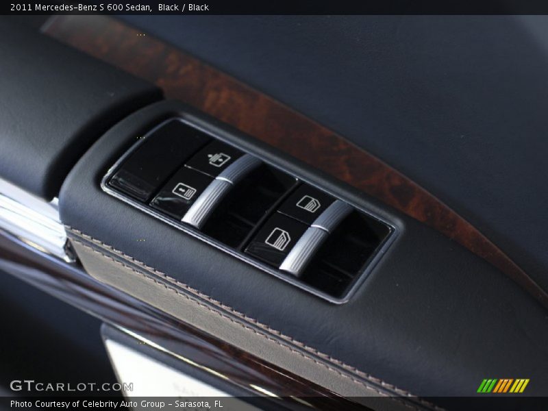 Black / Black 2011 Mercedes-Benz S 600 Sedan