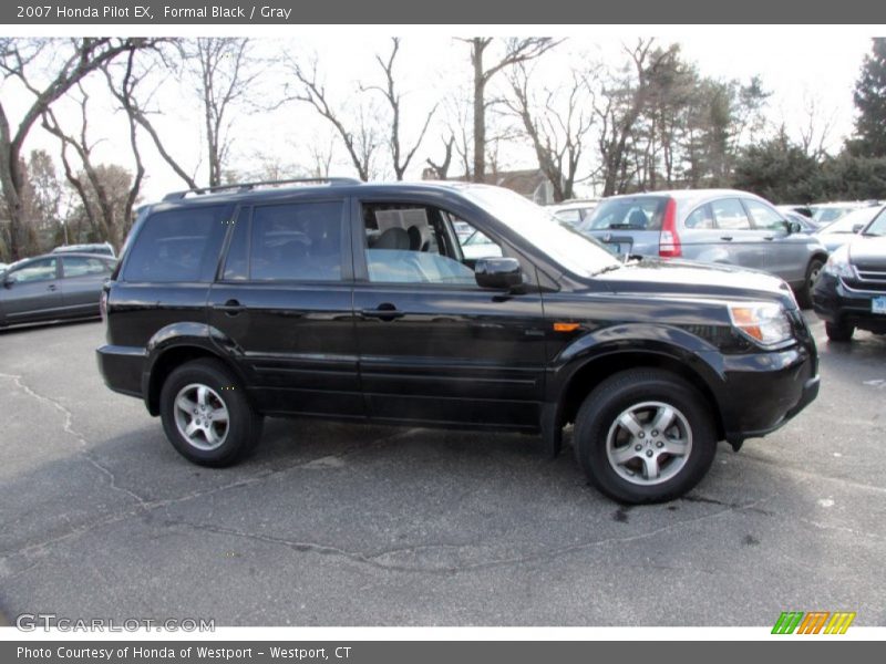 Formal Black / Gray 2007 Honda Pilot EX