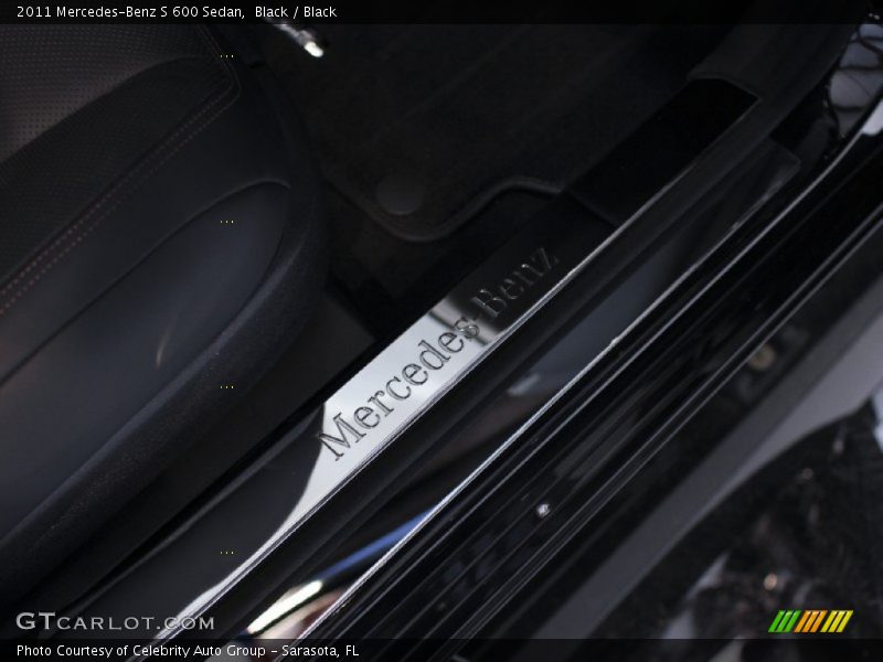 Black / Black 2011 Mercedes-Benz S 600 Sedan
