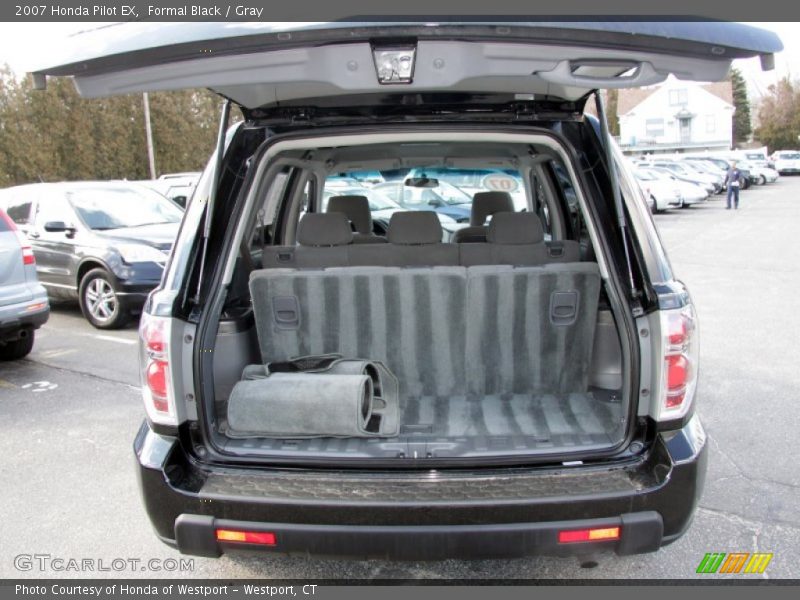 Formal Black / Gray 2007 Honda Pilot EX