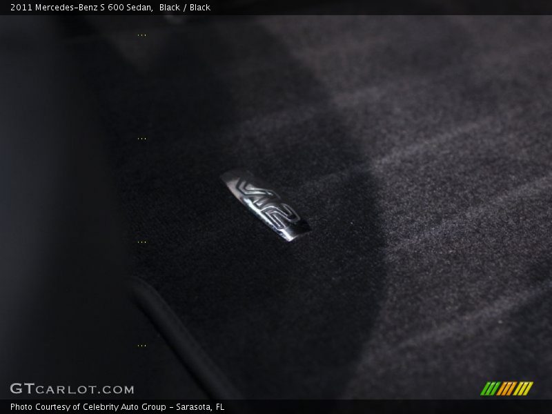 Black / Black 2011 Mercedes-Benz S 600 Sedan