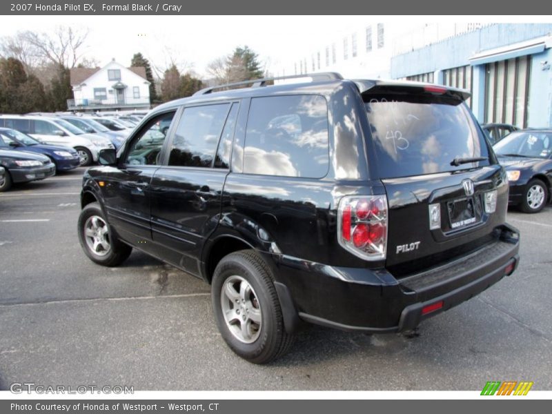 Formal Black / Gray 2007 Honda Pilot EX