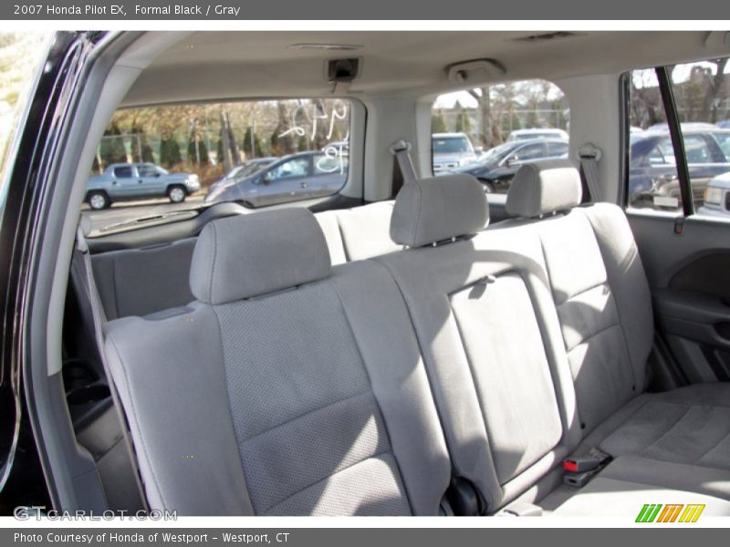 Formal Black / Gray 2007 Honda Pilot EX