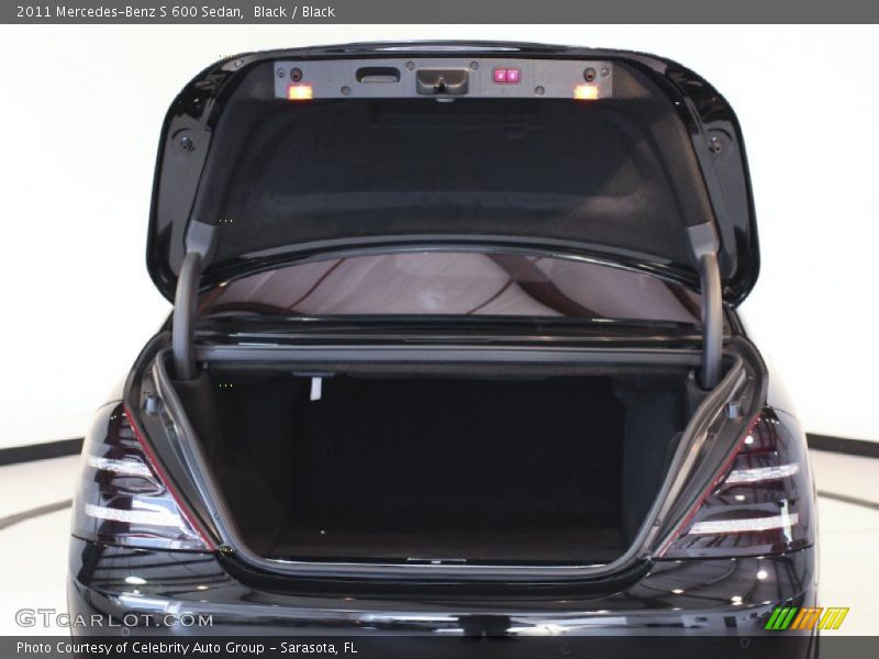 Black / Black 2011 Mercedes-Benz S 600 Sedan