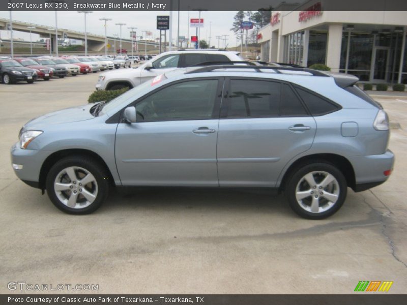 Breakwater Blue Metallic / Ivory 2007 Lexus RX 350