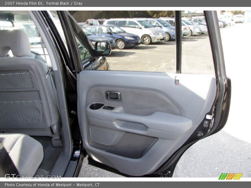 Formal Black / Gray 2007 Honda Pilot EX