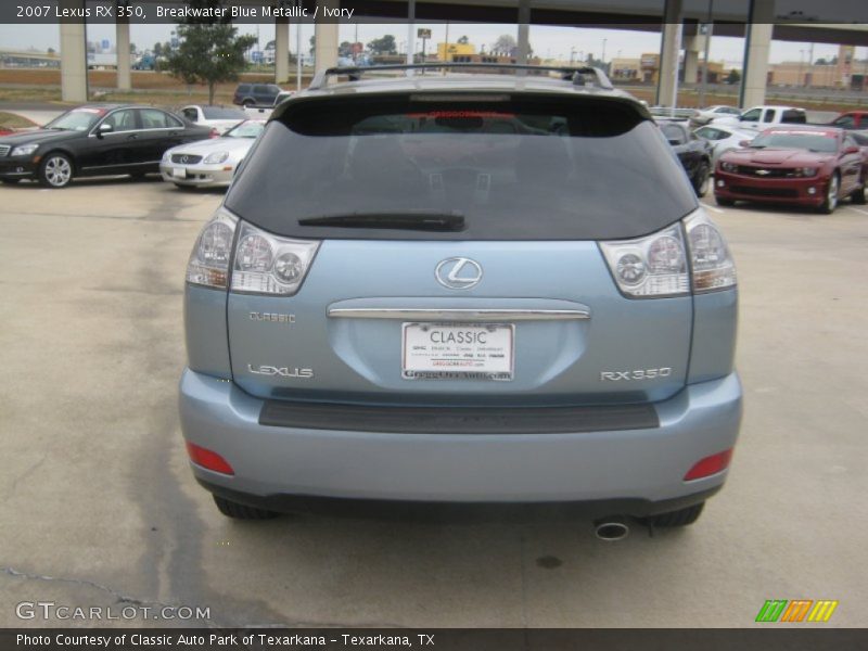 Breakwater Blue Metallic / Ivory 2007 Lexus RX 350