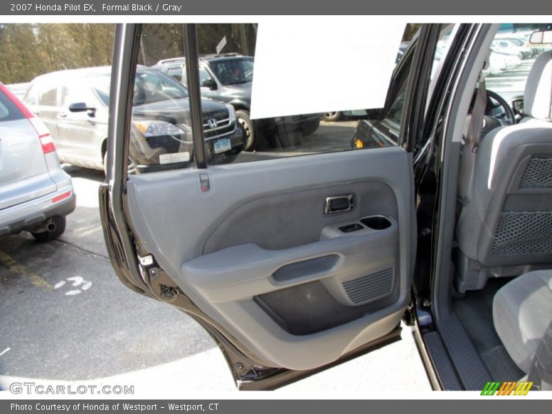 Formal Black / Gray 2007 Honda Pilot EX