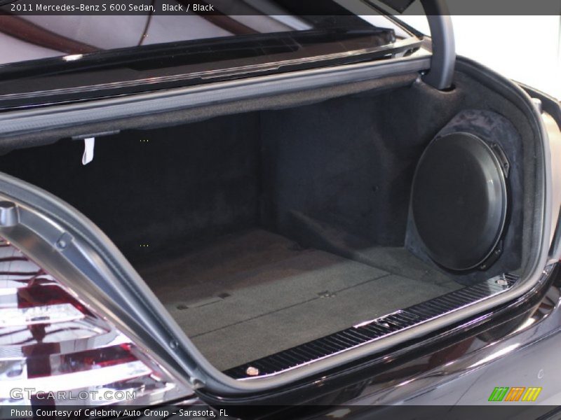  2011 S 600 Sedan Trunk