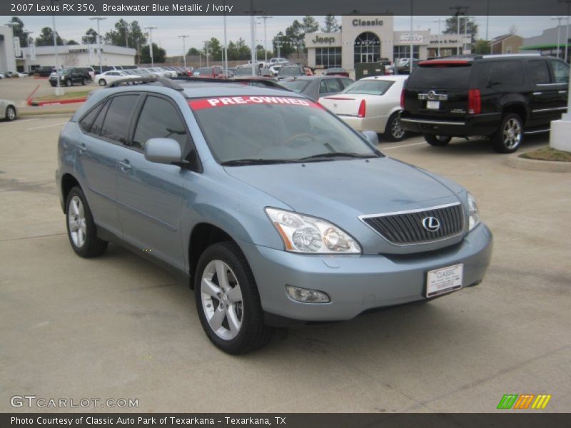 Breakwater Blue Metallic / Ivory 2007 Lexus RX 350