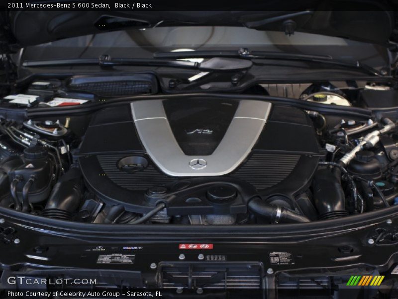  2011 S 600 Sedan Engine - 5.5 Liter Twin-Turbocharged SOHC 36-Valve VVT V12