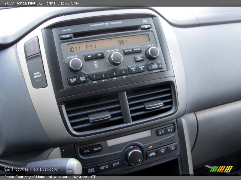 Formal Black / Gray 2007 Honda Pilot EX