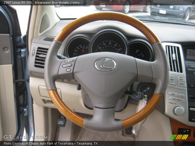 Breakwater Blue Metallic / Ivory 2007 Lexus RX 350