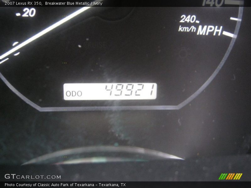 Breakwater Blue Metallic / Ivory 2007 Lexus RX 350