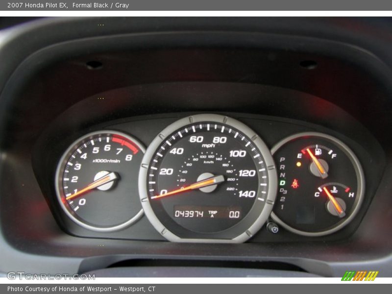  2007 Pilot EX EX Gauges