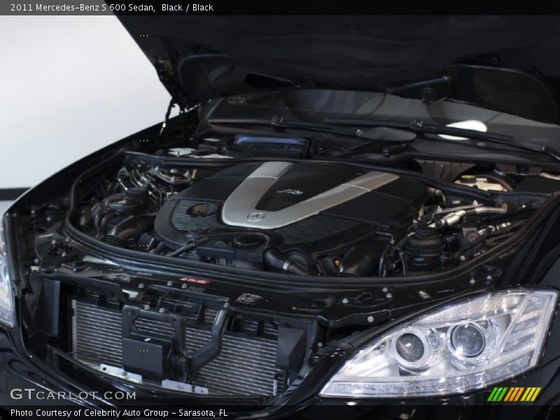 Black / Black 2011 Mercedes-Benz S 600 Sedan