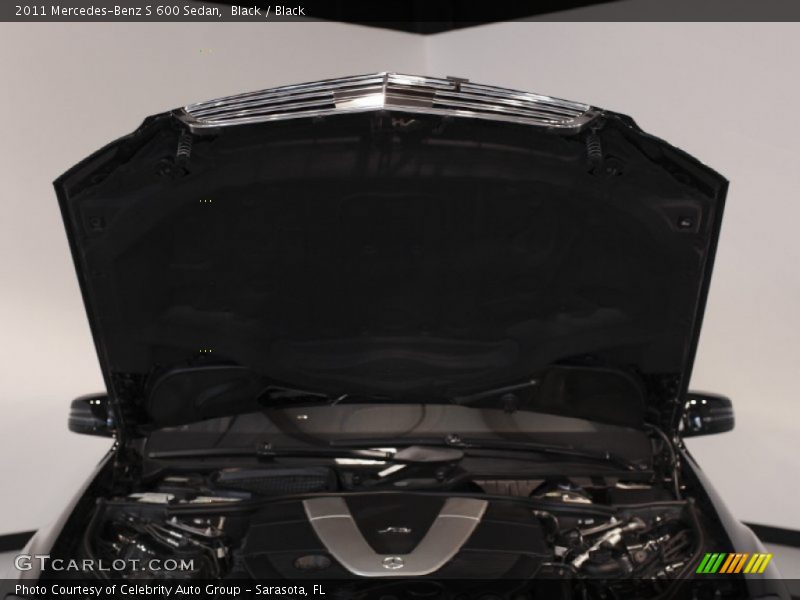 Black / Black 2011 Mercedes-Benz S 600 Sedan