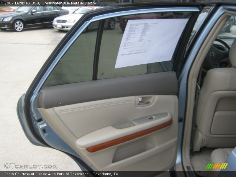 Breakwater Blue Metallic / Ivory 2007 Lexus RX 350