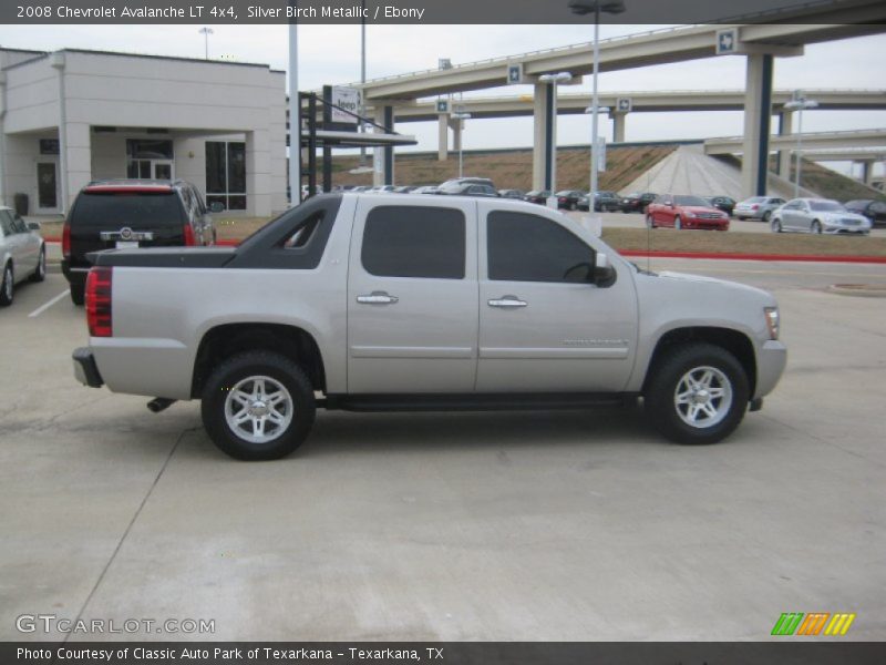 Silver Birch Metallic / Ebony 2008 Chevrolet Avalanche LT 4x4