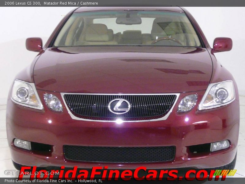 Matador Red Mica / Cashmere 2006 Lexus GS 300