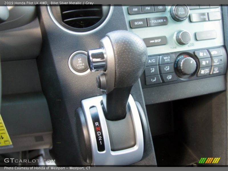 Billet Silver Metallic / Gray 2009 Honda Pilot LX 4WD