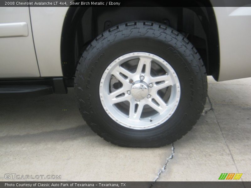 Silver Birch Metallic / Ebony 2008 Chevrolet Avalanche LT 4x4