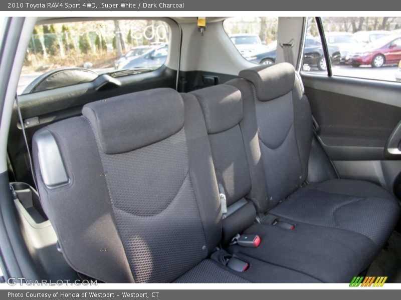 Super White / Dark Charcoal 2010 Toyota RAV4 Sport 4WD