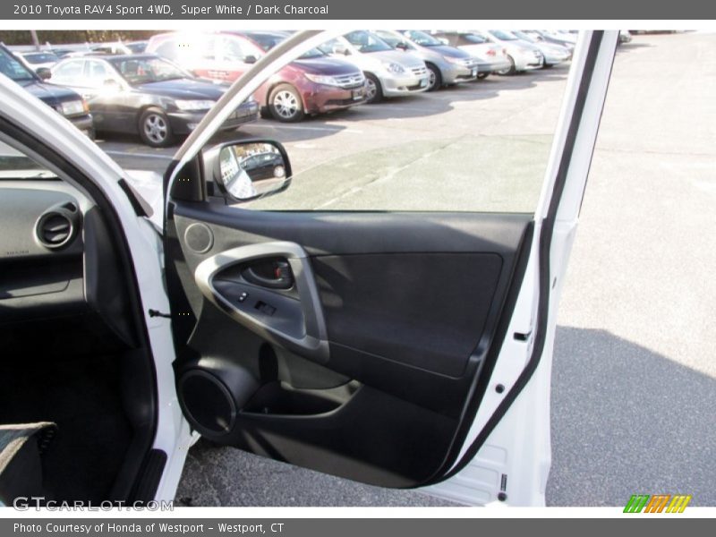 Super White / Dark Charcoal 2010 Toyota RAV4 Sport 4WD