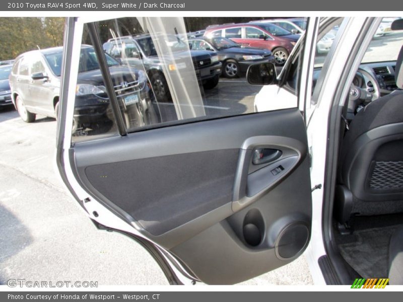 Super White / Dark Charcoal 2010 Toyota RAV4 Sport 4WD