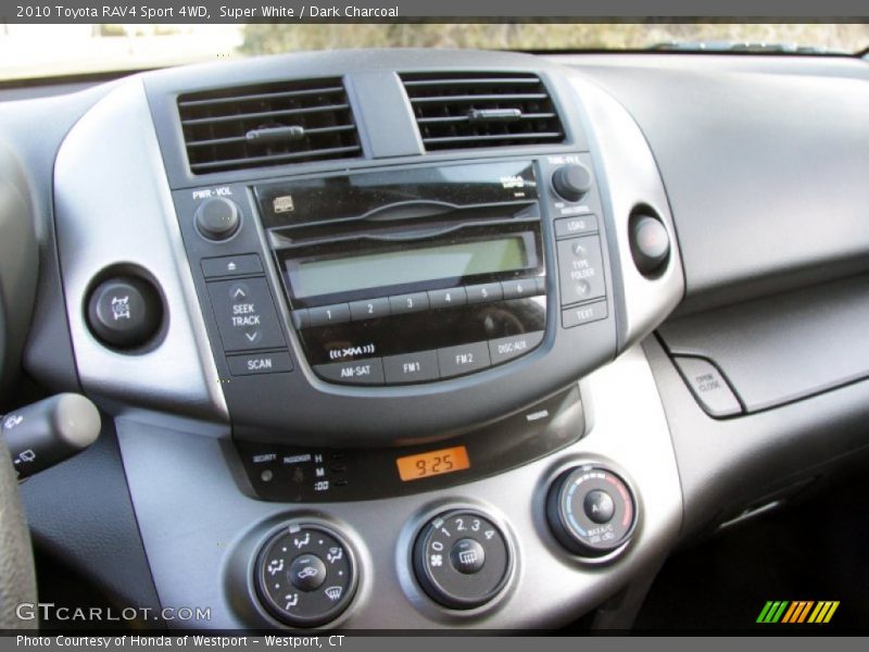 Super White / Dark Charcoal 2010 Toyota RAV4 Sport 4WD