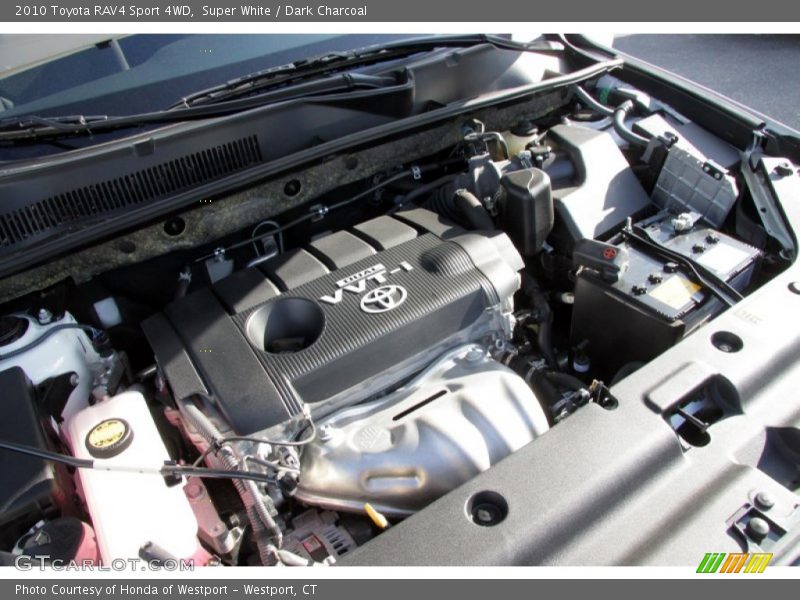 Super White / Dark Charcoal 2010 Toyota RAV4 Sport 4WD