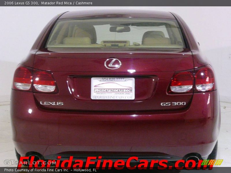 Matador Red Mica / Cashmere 2006 Lexus GS 300