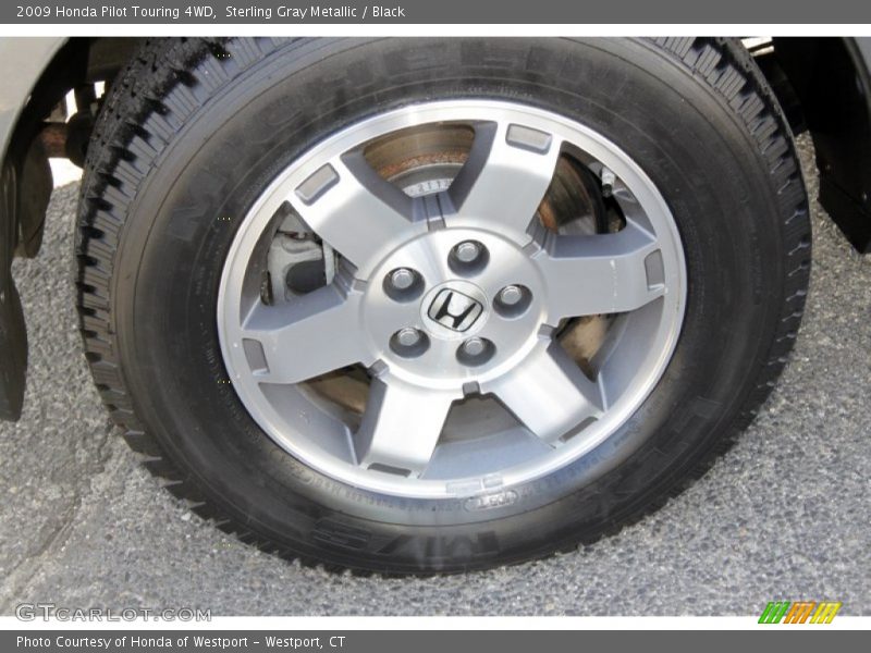 Sterling Gray Metallic / Black 2009 Honda Pilot Touring 4WD