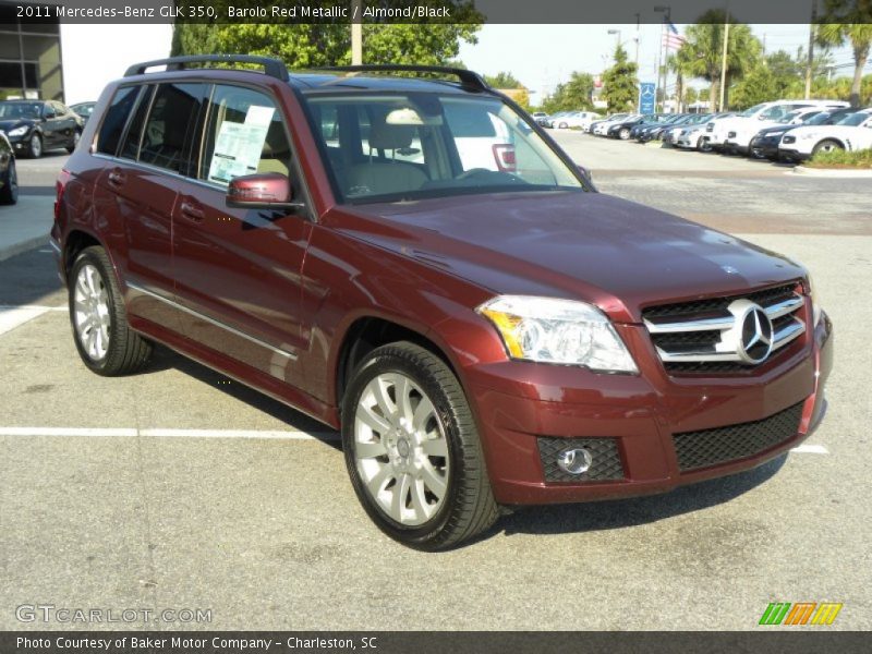 Barolo Red Metallic / Almond/Black 2011 Mercedes-Benz GLK 350