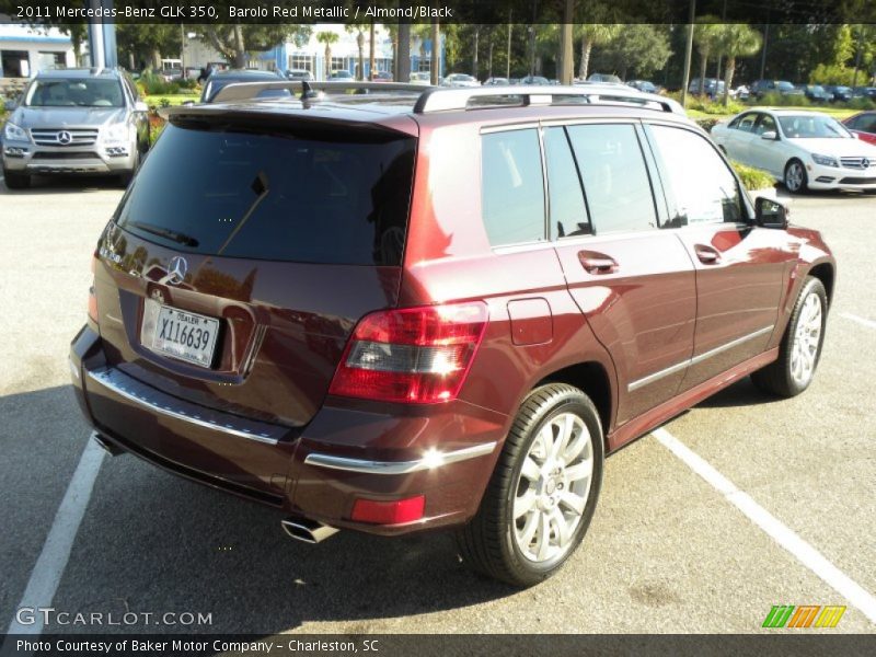 Barolo Red Metallic / Almond/Black 2011 Mercedes-Benz GLK 350