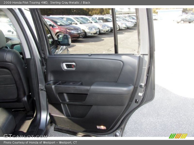 Sterling Gray Metallic / Black 2009 Honda Pilot Touring 4WD