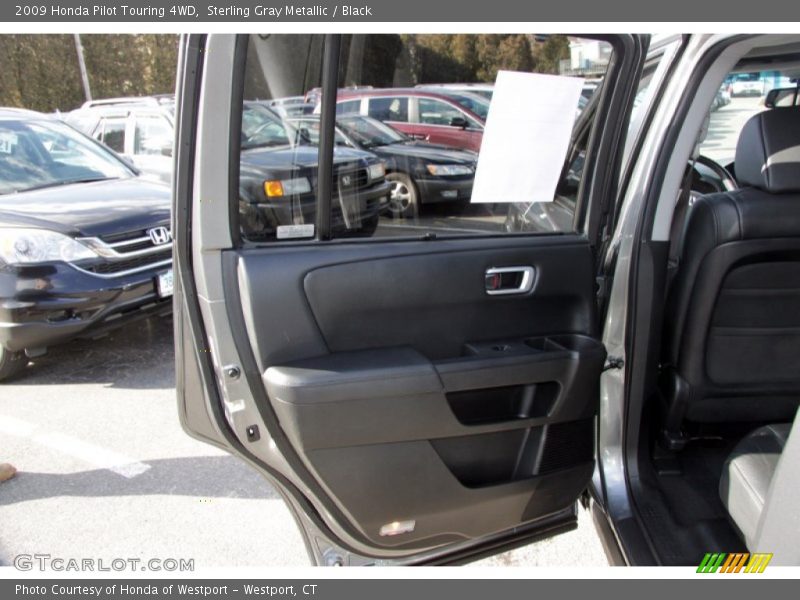Sterling Gray Metallic / Black 2009 Honda Pilot Touring 4WD