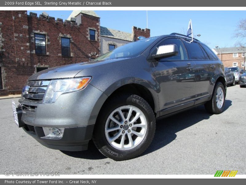Sterling Grey Metallic / Charcoal Black 2009 Ford Edge SEL