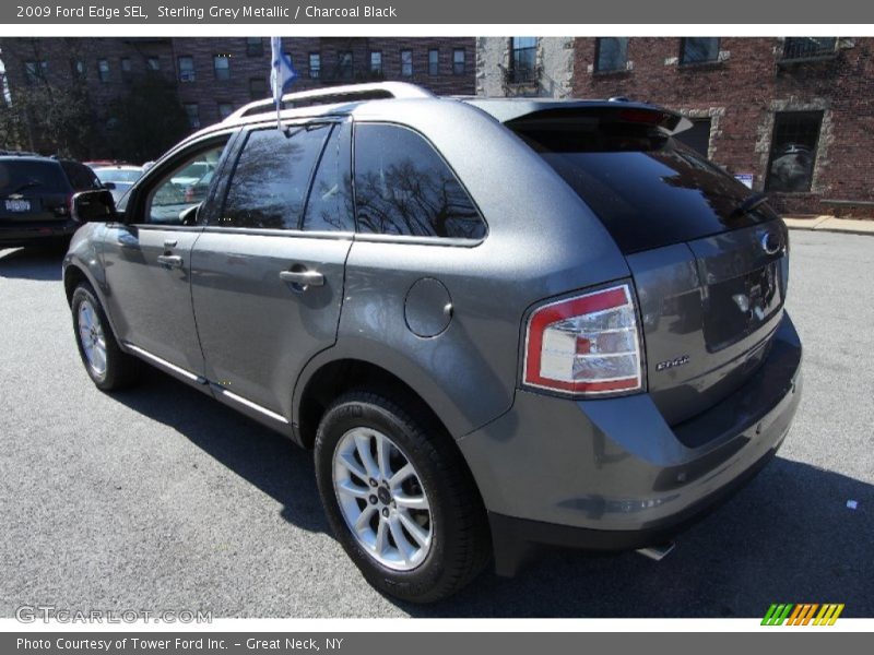 Sterling Grey Metallic / Charcoal Black 2009 Ford Edge SEL