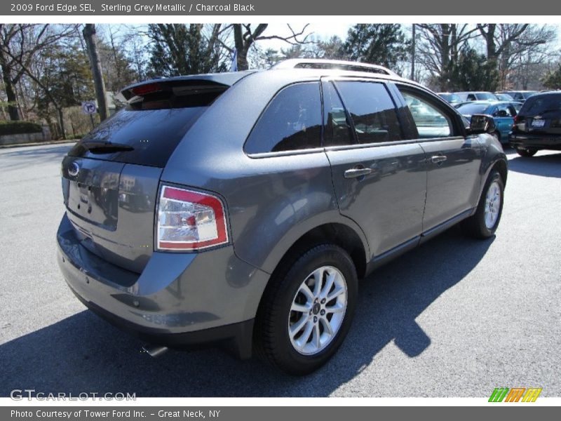 Sterling Grey Metallic / Charcoal Black 2009 Ford Edge SEL