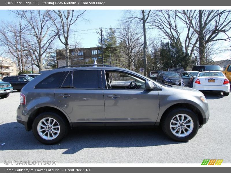 Sterling Grey Metallic / Charcoal Black 2009 Ford Edge SEL
