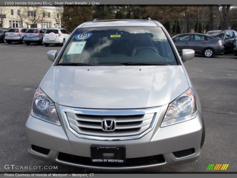 Silver Pearl Metallic / Gray 2009 Honda Odyssey EX-L