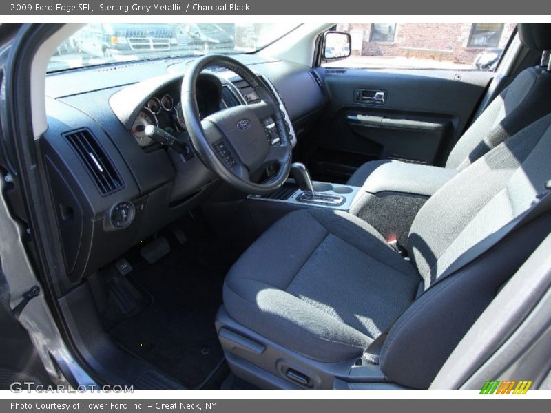 Sterling Grey Metallic / Charcoal Black 2009 Ford Edge SEL