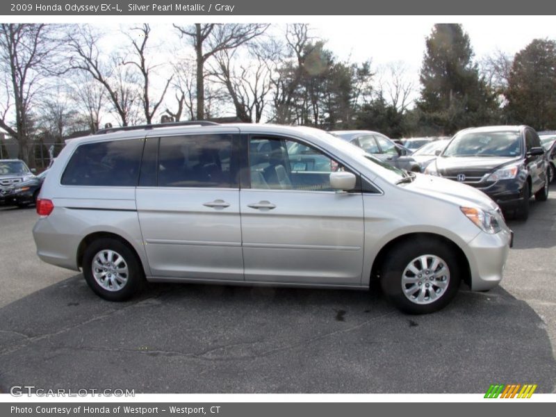 Silver Pearl Metallic / Gray 2009 Honda Odyssey EX-L