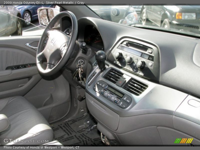 Silver Pearl Metallic / Gray 2009 Honda Odyssey EX-L