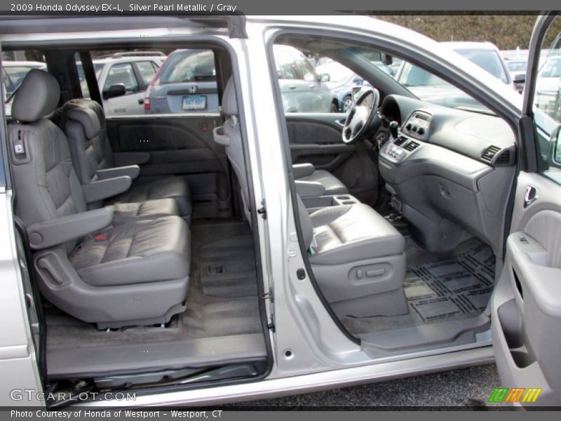 Silver Pearl Metallic / Gray 2009 Honda Odyssey EX-L