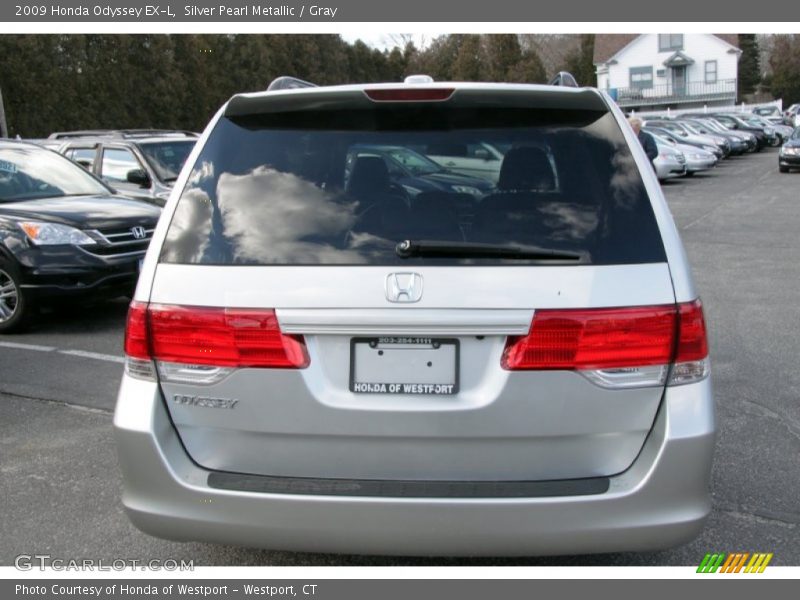 Silver Pearl Metallic / Gray 2009 Honda Odyssey EX-L