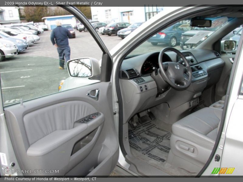 Silver Pearl Metallic / Gray 2009 Honda Odyssey EX-L