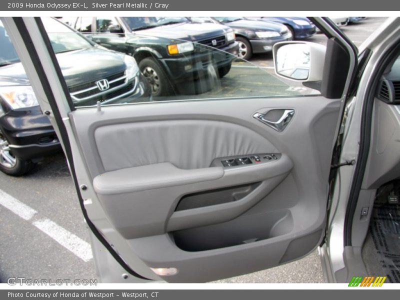 Silver Pearl Metallic / Gray 2009 Honda Odyssey EX-L